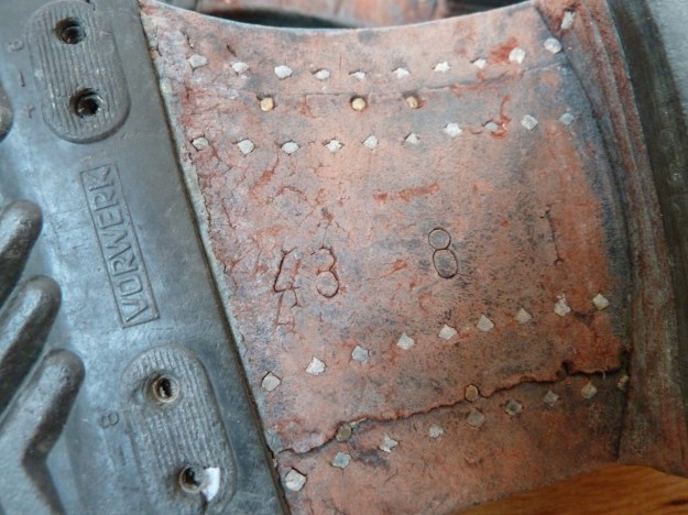 baltes boots / stiefel sole with wooden nails