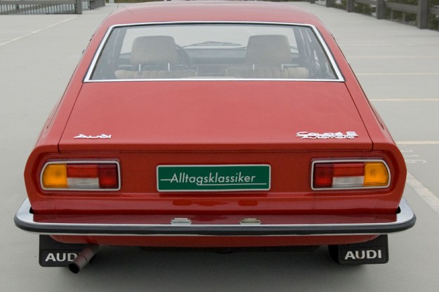 audi 100 coupé S from 1973 in red backview