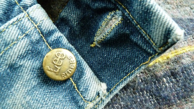 Lee Storm Rider denim jacket - cuffs outside with button