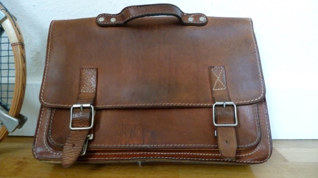 Ruitertassen briefcase leather full view