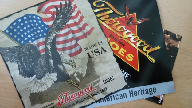 Thorogood Moc Toe boots advertisement leaflet 1