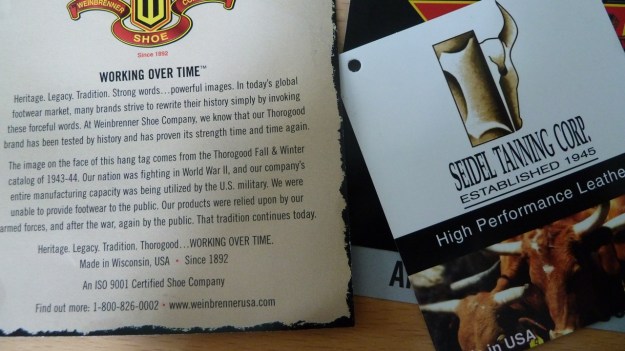 Thorogood Moc Toe boots advertisement leaflet 2