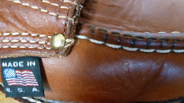 Thorogood Moc Toe boots stitching cheap moc toe stitching