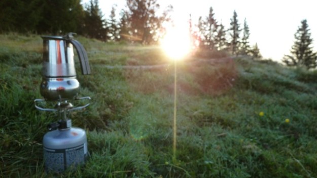 coffee for breakfast from the bialetti