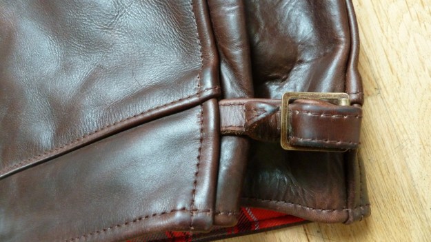 Aero Leather Highwayman Heavy Front Quarter Horsehide brown adjustment buckle