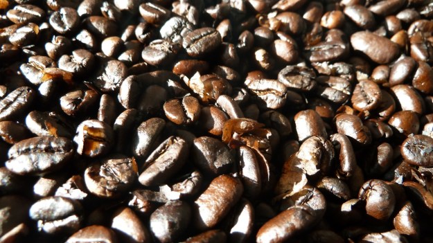 home coffee roasting with the whirley - beans nearly ready with the skin