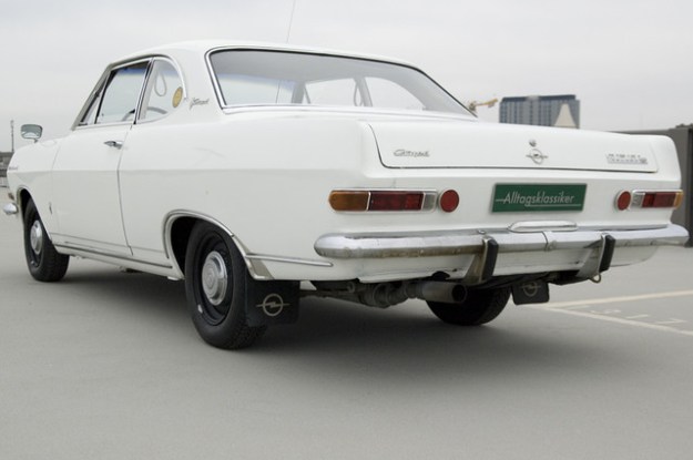 Opel Rekord A 2600 Coupé L6 - 1966 in white - backview left