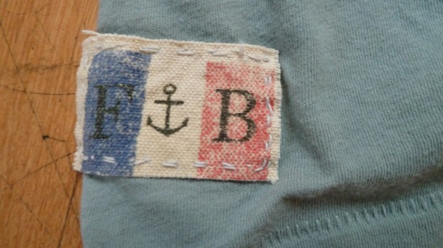 fatboy clothing ecole maritime t-shirt marine francaise grey label left front