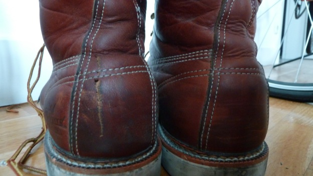thorogood moc toe boots 3 month rapid vintaged - the heels