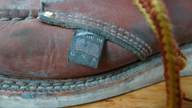 thorogood moc toe boots 3 month rapid vintaged - the flag