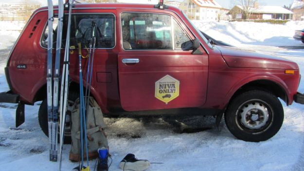 cross country skiing allgaeu hagspiel with lada nina SUV