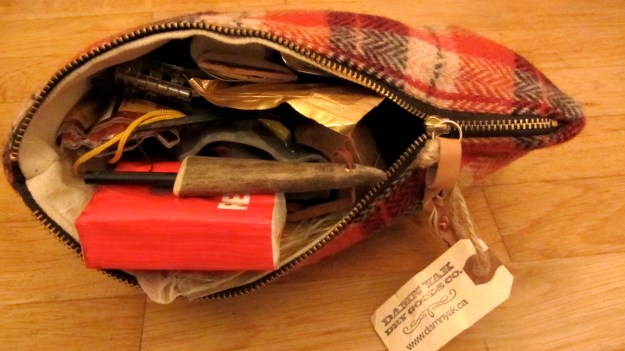 damnyak handcrafted pouch filled and closes nearly ...