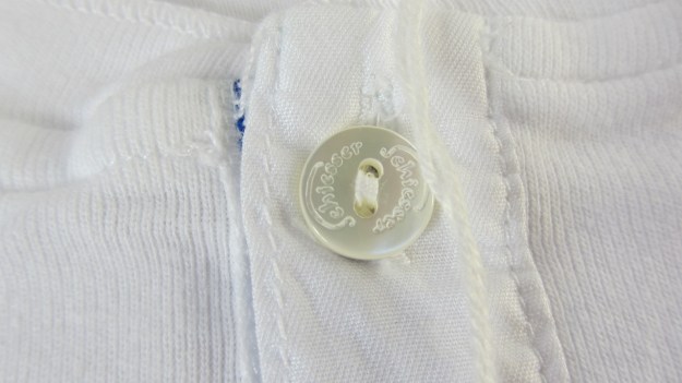 schiesser revival karl heinz white longsleeve engraved logo buttons