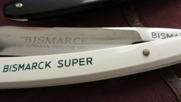straight razor blade collection bismarck, solingen, kober, buntenbach the bismarck super