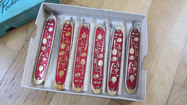 chinese multi purpose pocket knife - the five knifes