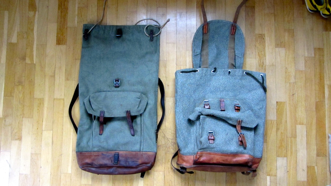 swiss army backpack salt and pepper small vs. big  be-cause - style,  travel, collecting and food blog