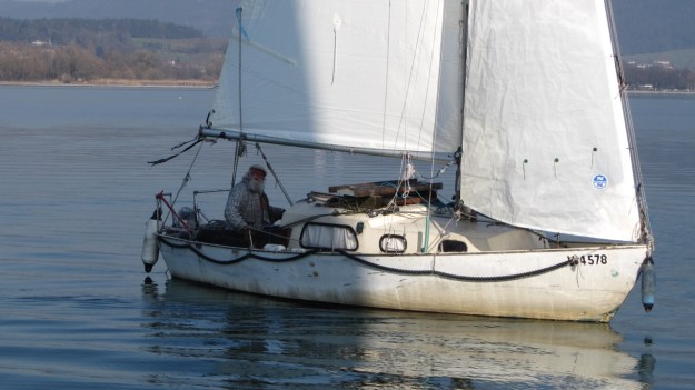 the old sailor - der ewige segler vom bodensee - lake of constace