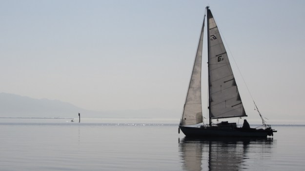 the old sailor - der ewige segler vom bodensee - lake of constace