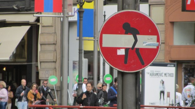 salone 2012 milano - traffic sign 