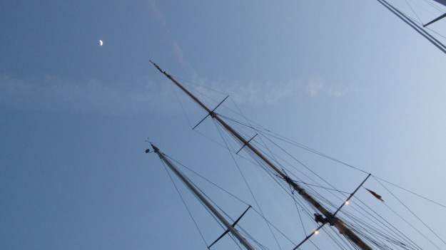 Moonbeam IV Yacht - with the moon beaming