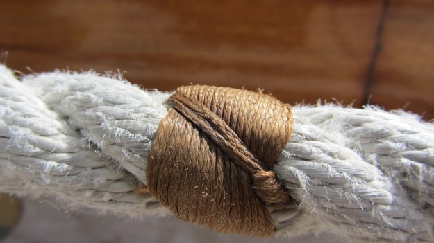 Moonbeam IV Yacht detail rope