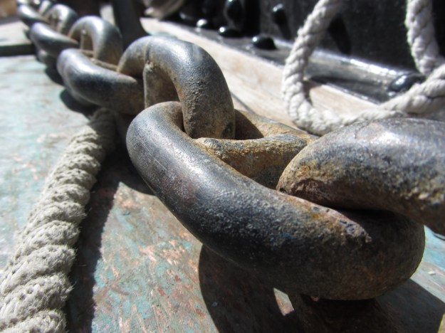 Moonbeam IV Yacht anchor chain