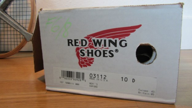 Red Wing Shoes Oxford 3112 – boxed