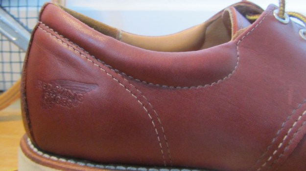 Red Wing Shoes Oxford 3112 – detail rim of the heel
