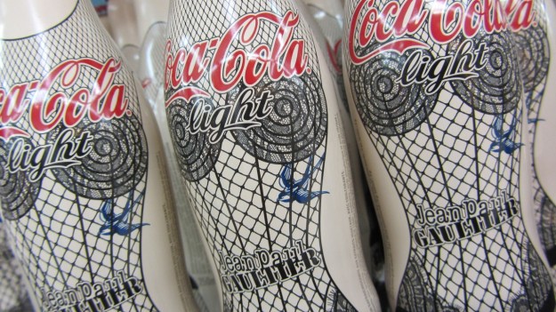 food packaging design france - jean paul gaultier coca cola bottle