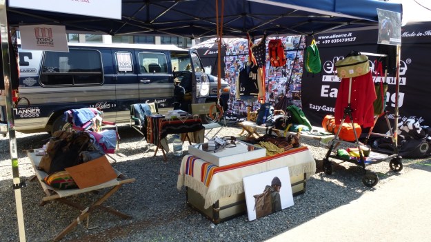 overall view of the amtraq outdoor fair 2012 setup with tanner goods, topo design and dehen