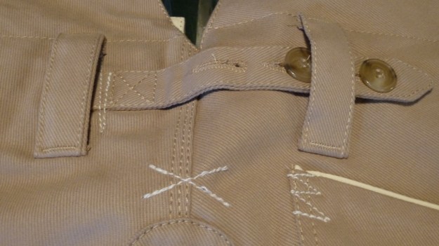 gasoline alley seaman trouser handtailored in germany cinch back backside