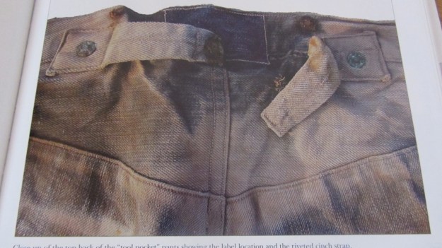 jeans of the old west a history by michael allen harris jeans clinch back