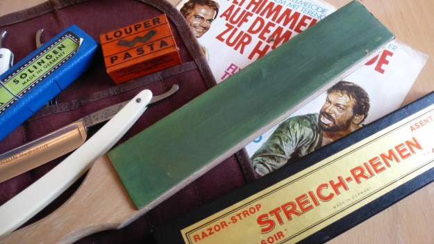 straight razor stromp the rougher green side