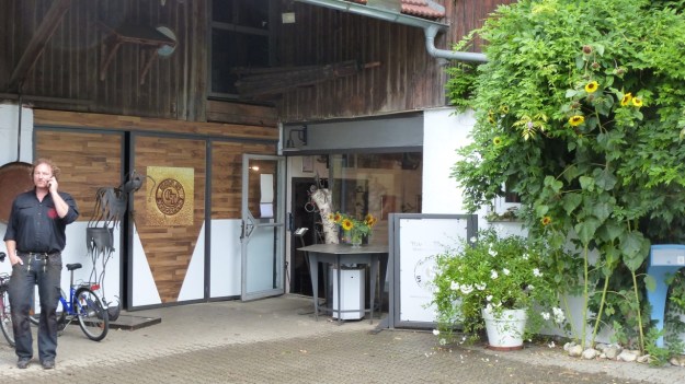 Learn to forge with mastersmith Tom Carstens Degerndorf - view outside the forge