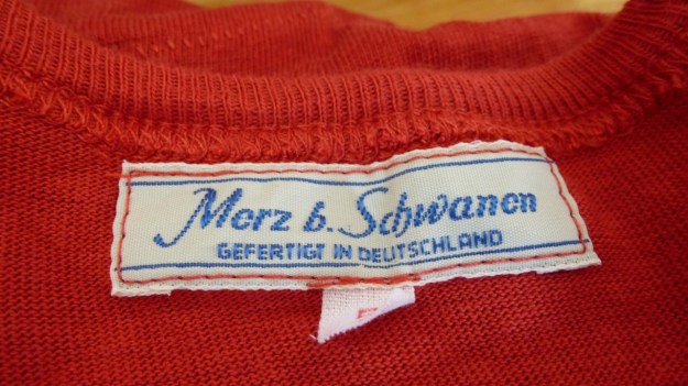 Merz b. Schwanen 206 button facing shirt - logo label gefertigt in deutschland