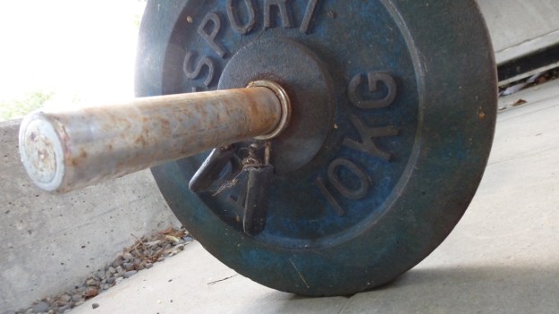 undusting my homegym - weights