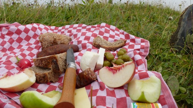 hiking to the mörzelspitze in austria vorarlberg04 brotzeit, picknic