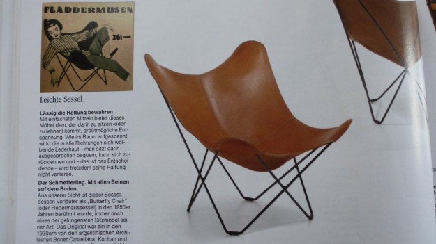 Manufactum Nr. 25 Summer 2012 personal highlights - fledermausstuhl