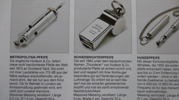 Manufactum Nr. 25 Summer 2012 personal highlights - whistles