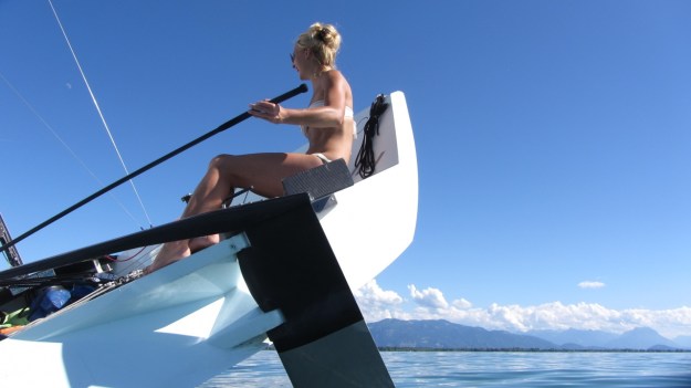 sailing canting keel carbon sailboat