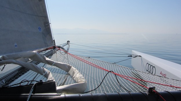 sailing full carbon racing regatta catamaran 