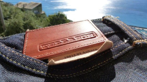 Tellason Ankara Jeans - tanner goods leather patch