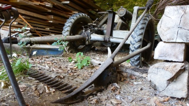 Valle Maira, Maira Tal, Maira Valley old tractor