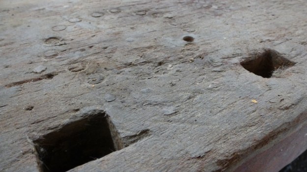 old stuff around the shipyard - old workbench