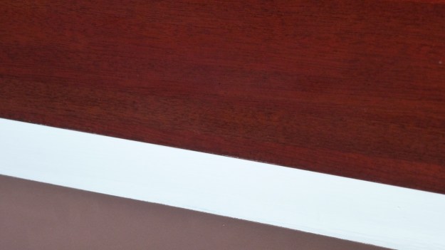 old stuff around the shipyard - mahogany boat