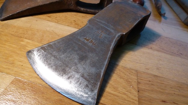 old tools, anchor, heart and cross axehead, hallmark 