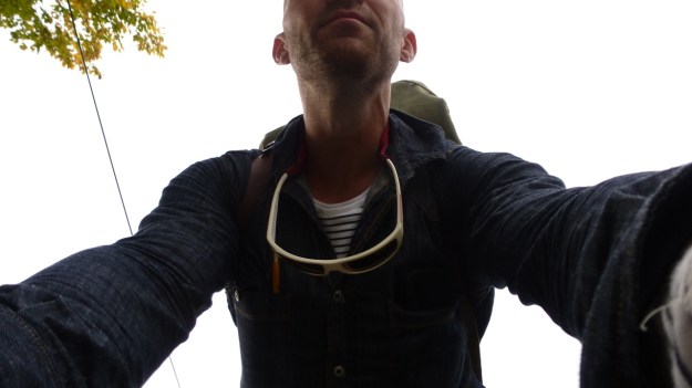 Red Wing 9013 Boots cycling with Fuji Singlespeed -  me, tellason topper denim shirt