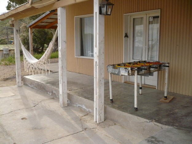 Antique Kicker - Patagonia table soccer game