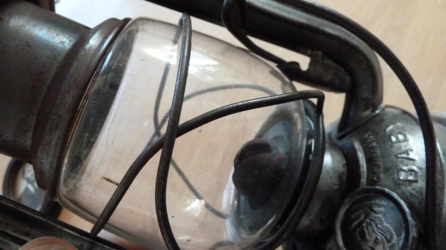 Feuerhand Baby 275 old glass of petroleum lamp