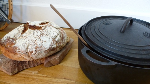 oxtail soup - ochsenschwanzsuppe - made in cast iron pot